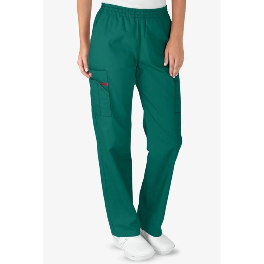 Dickies EDS 6-Pocket Classic Fit Pull-On Scrub Pants in Hunter Green Size M